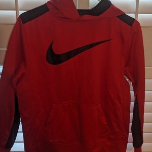 Youth XL Nike Hoodie - Red/Black